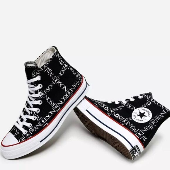 NEW Converse Chuck 70 Hi Grid JW Anderson Black White Insign Mens Sz 13 160807C - Picture 2 of 12